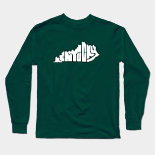 Kentucky Home State Design, Kentucky State Long Sleeve T-Shirt